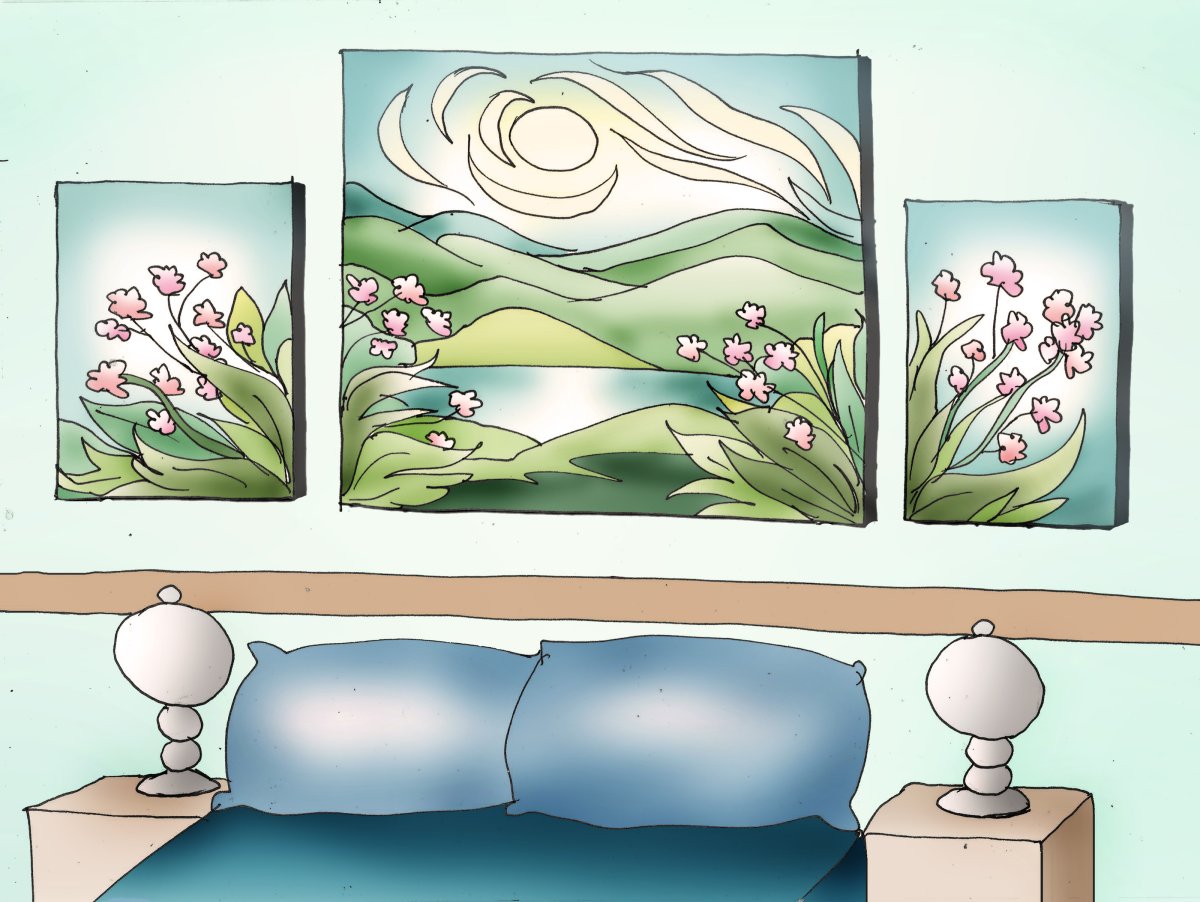 Картины в комнату на благополучие