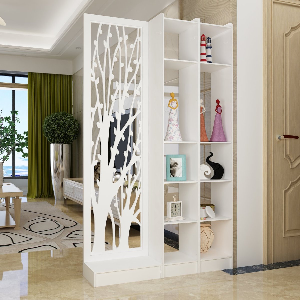 Стеклянная перегородка в комнату