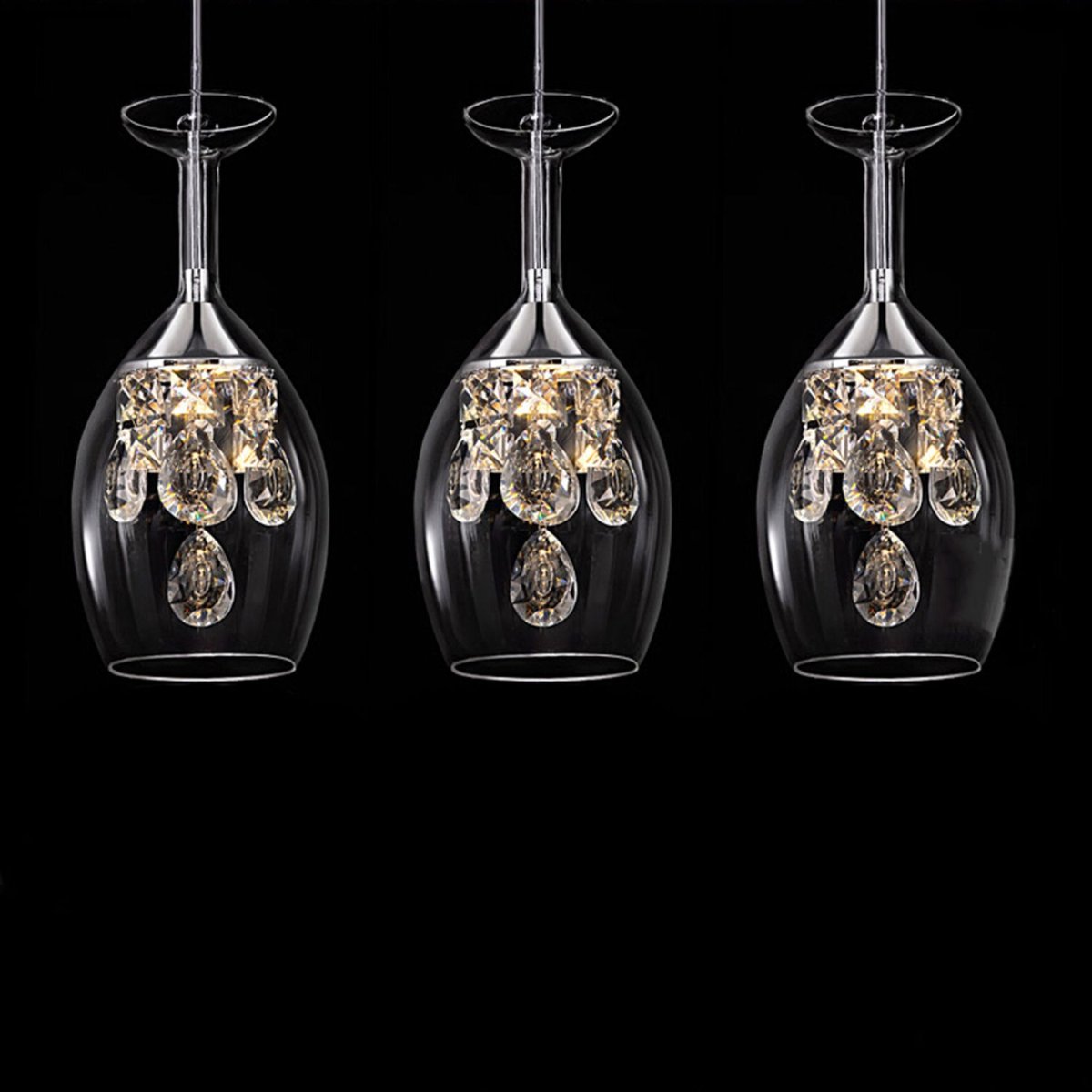 Подвесной светильник Clear Glass Pendant Gold