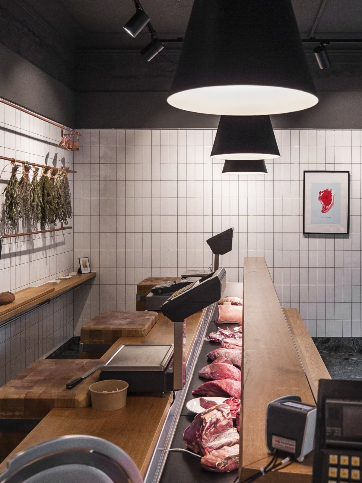 Интерьер мясного магазина