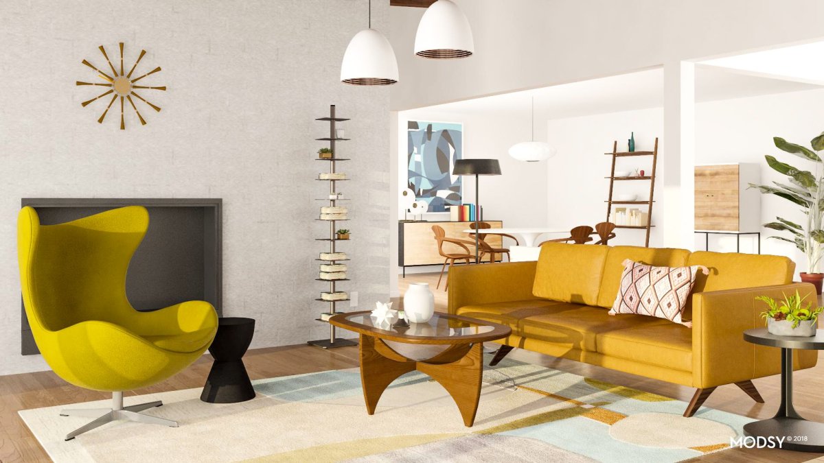 МИД сенчури Модерн зеленый