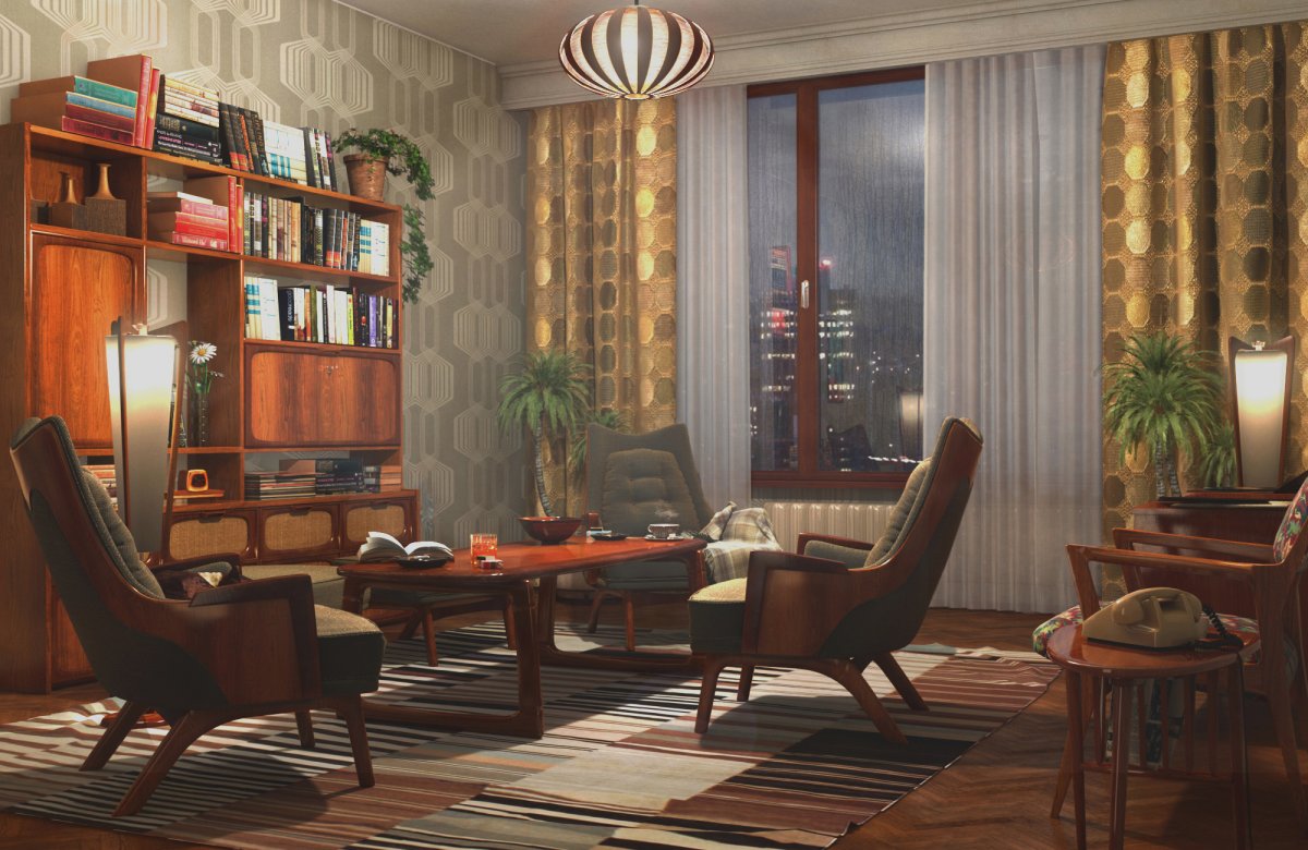 Обои МИД сенчури