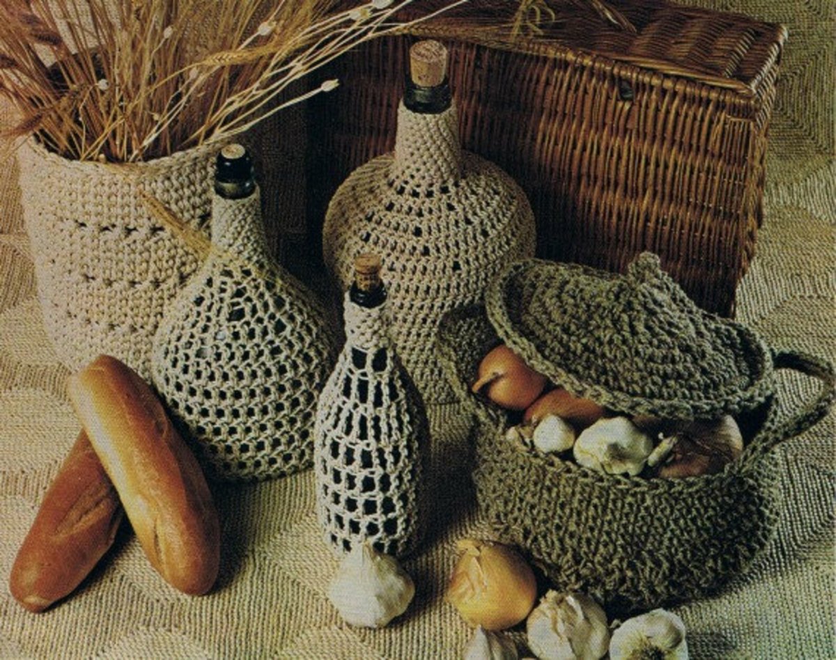 Вязаные чайники крючком