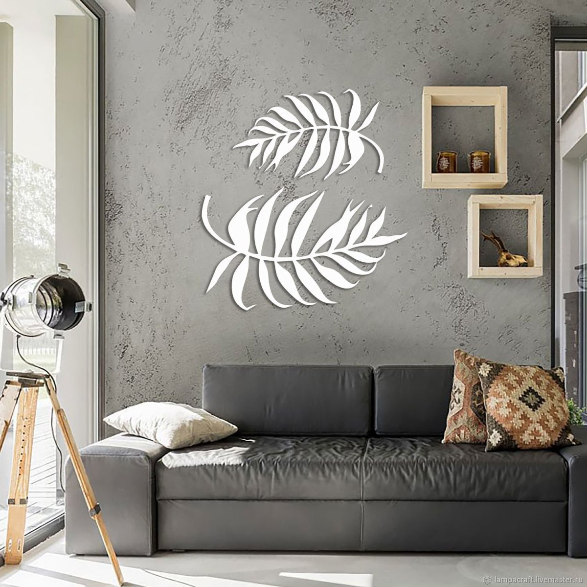 Геометрический декор стен