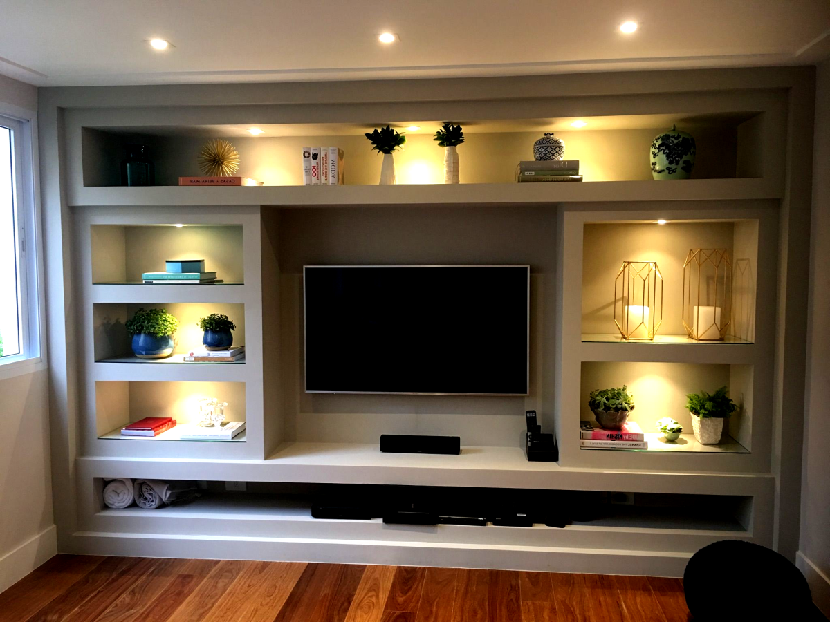 Угловые полочки из гипсокартона