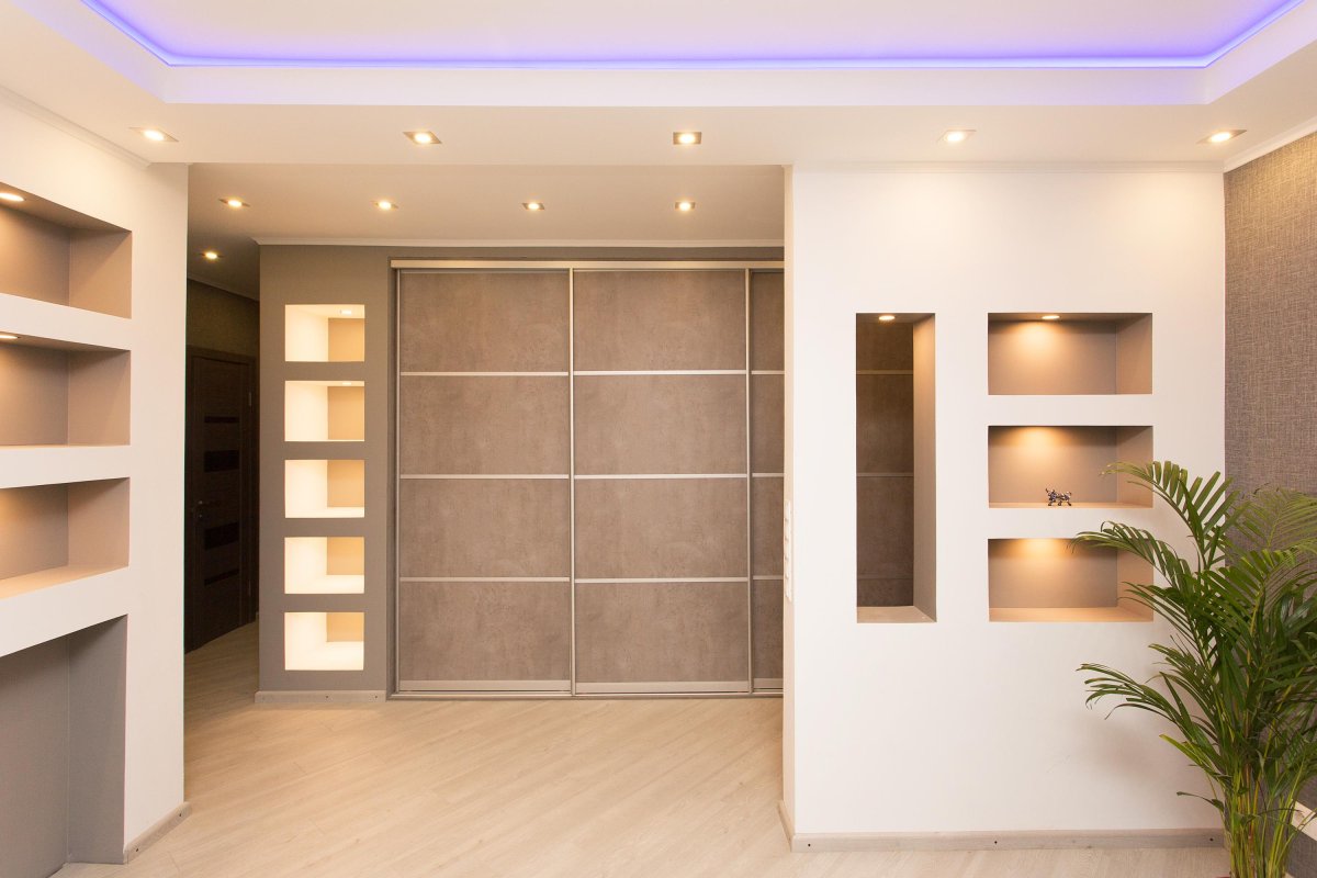 Стеллаж из гипсокартона