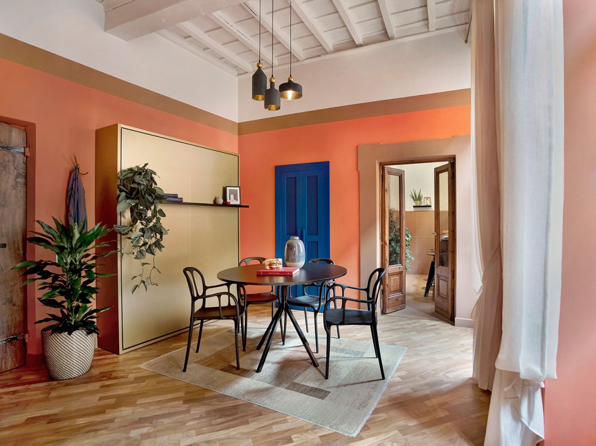 Красная кухня в интерьере