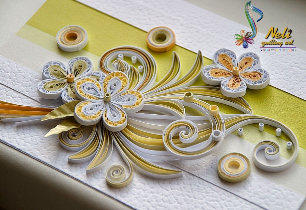 Огонь в технике квиллинг