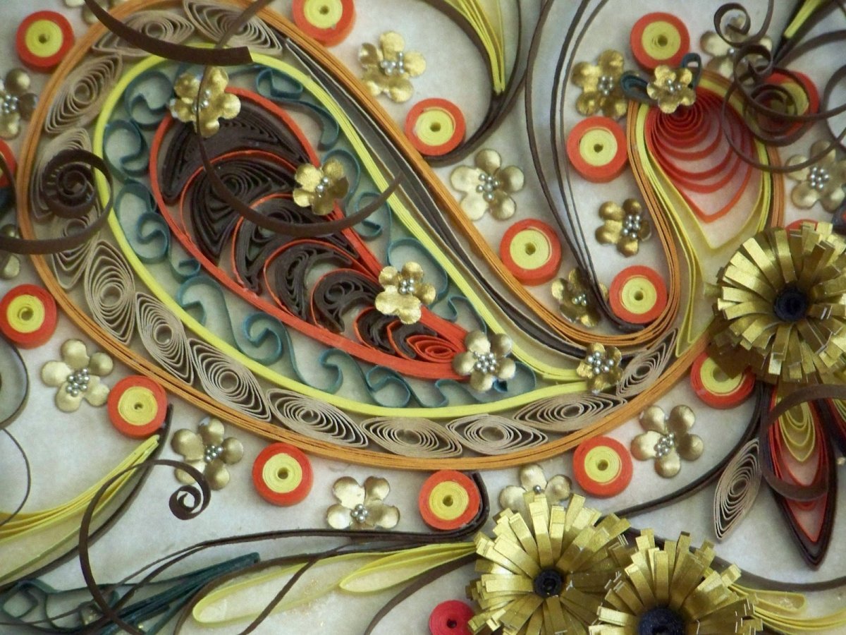 Квиллинг прозрачная картинка