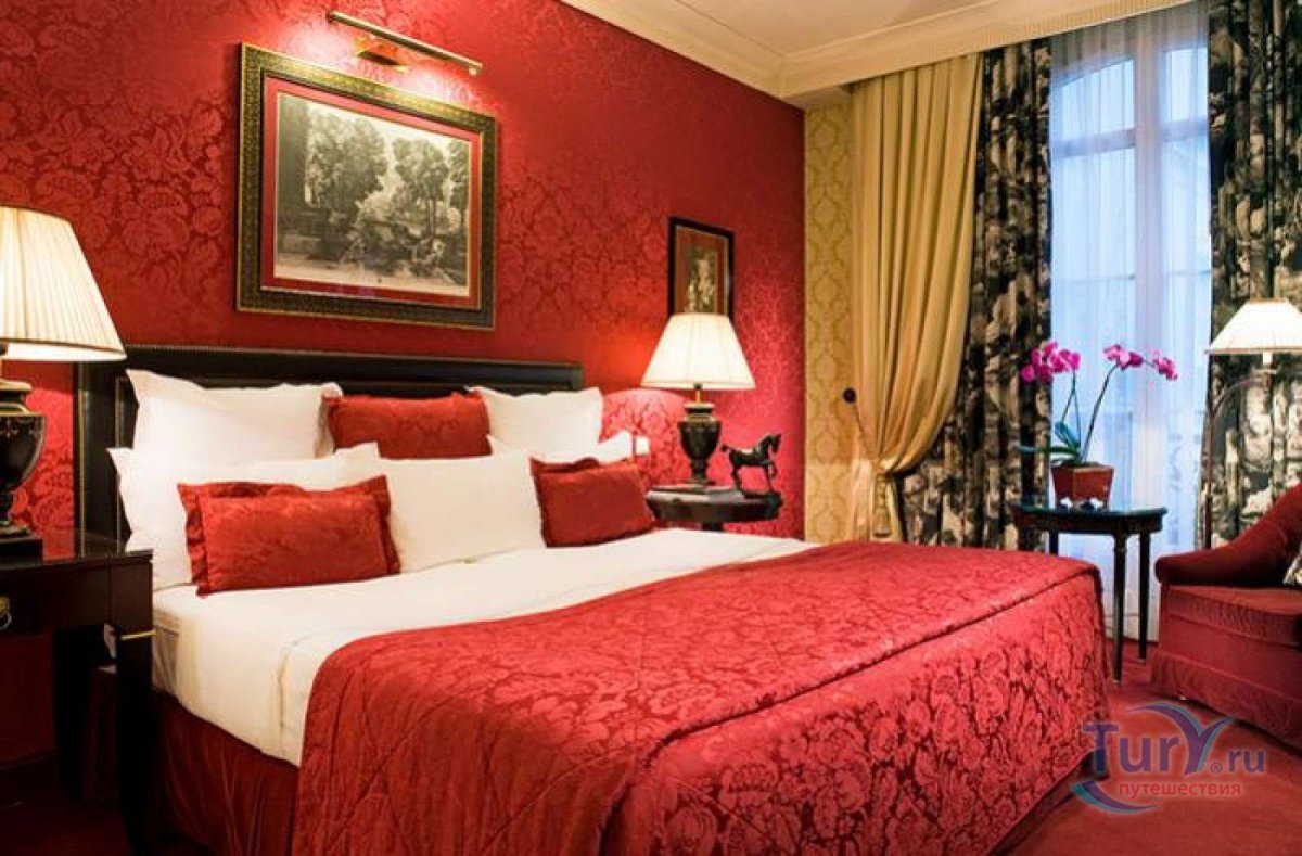 Брусничный цвет в интерьере