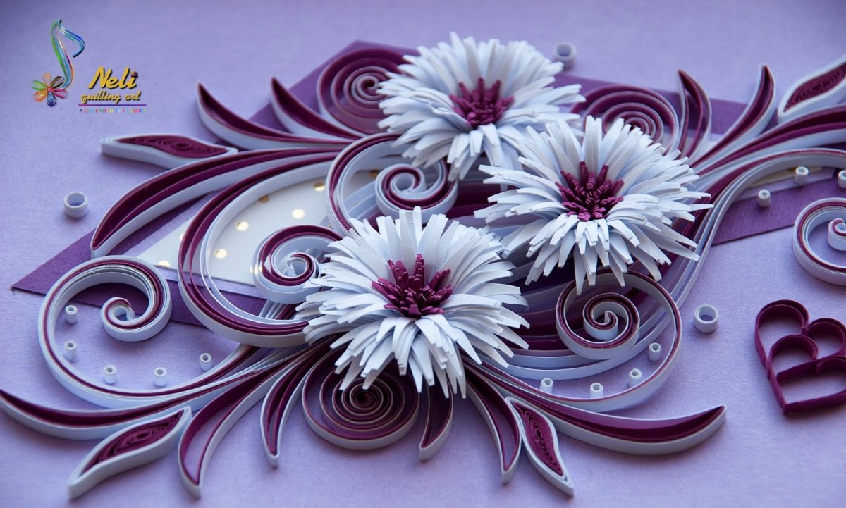 Панно из квиллинга