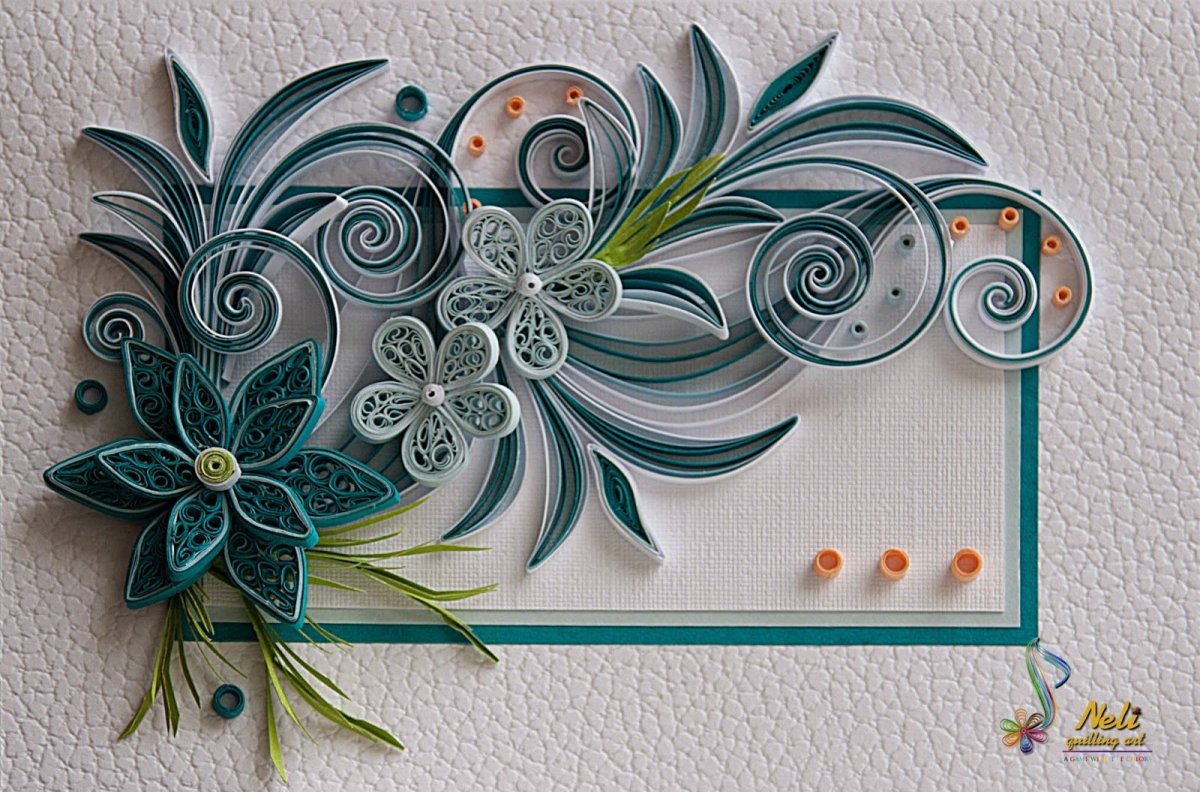 Квиллинг узоры абстракция