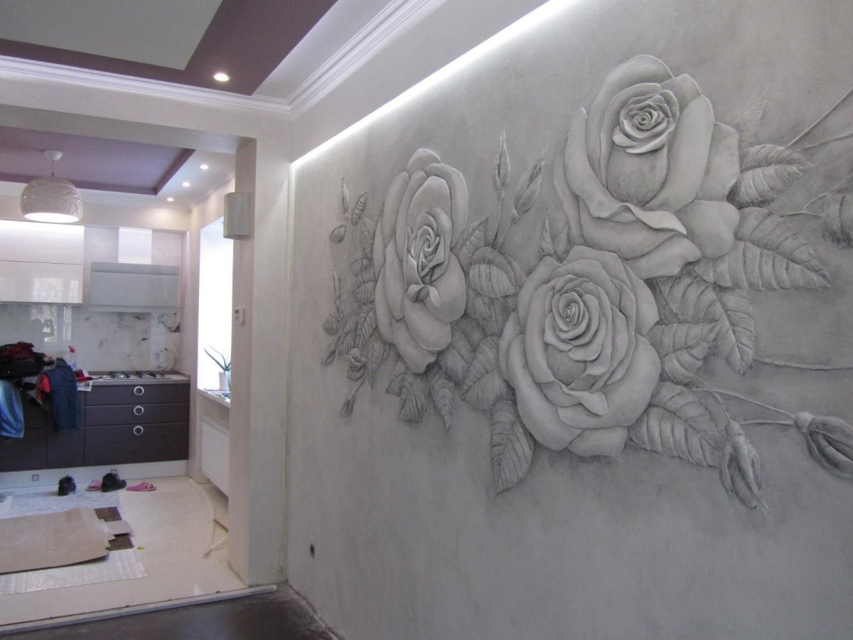Гипсовая лепнина барельеф Венера