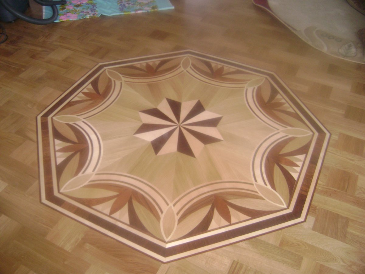 Паркетный рисунок на Ковровом покрытии