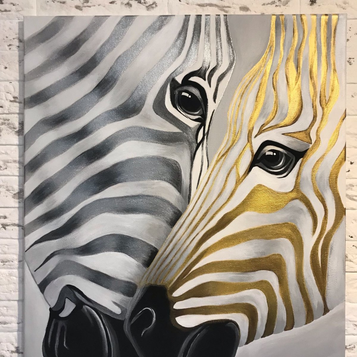 Зебра картина интерьерная купить