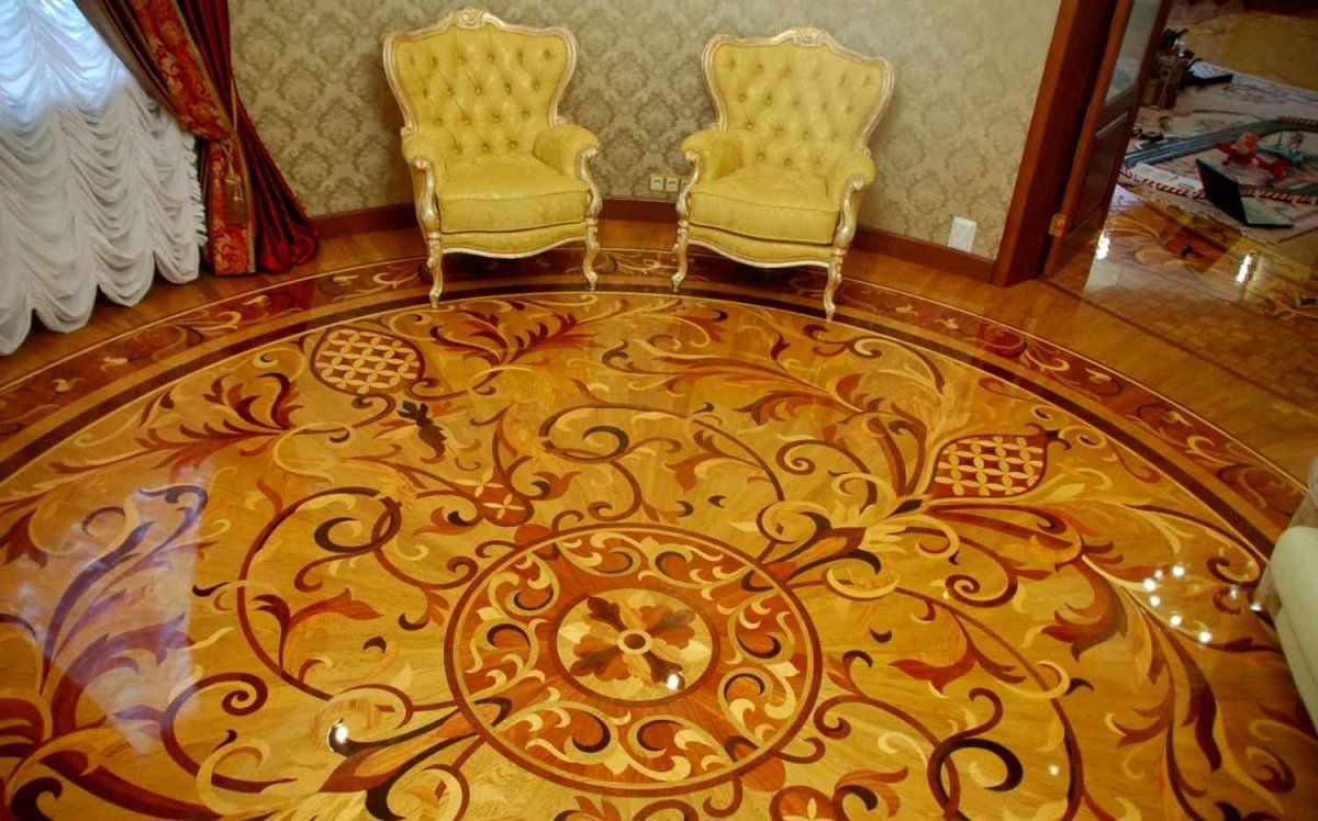 Угул художественный паркет