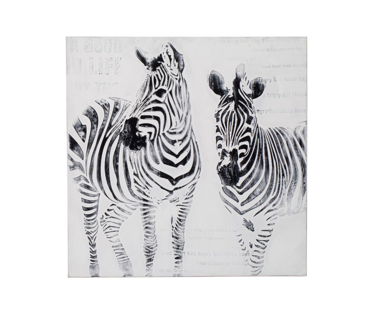 Интерьерная картина акрилом Зебра