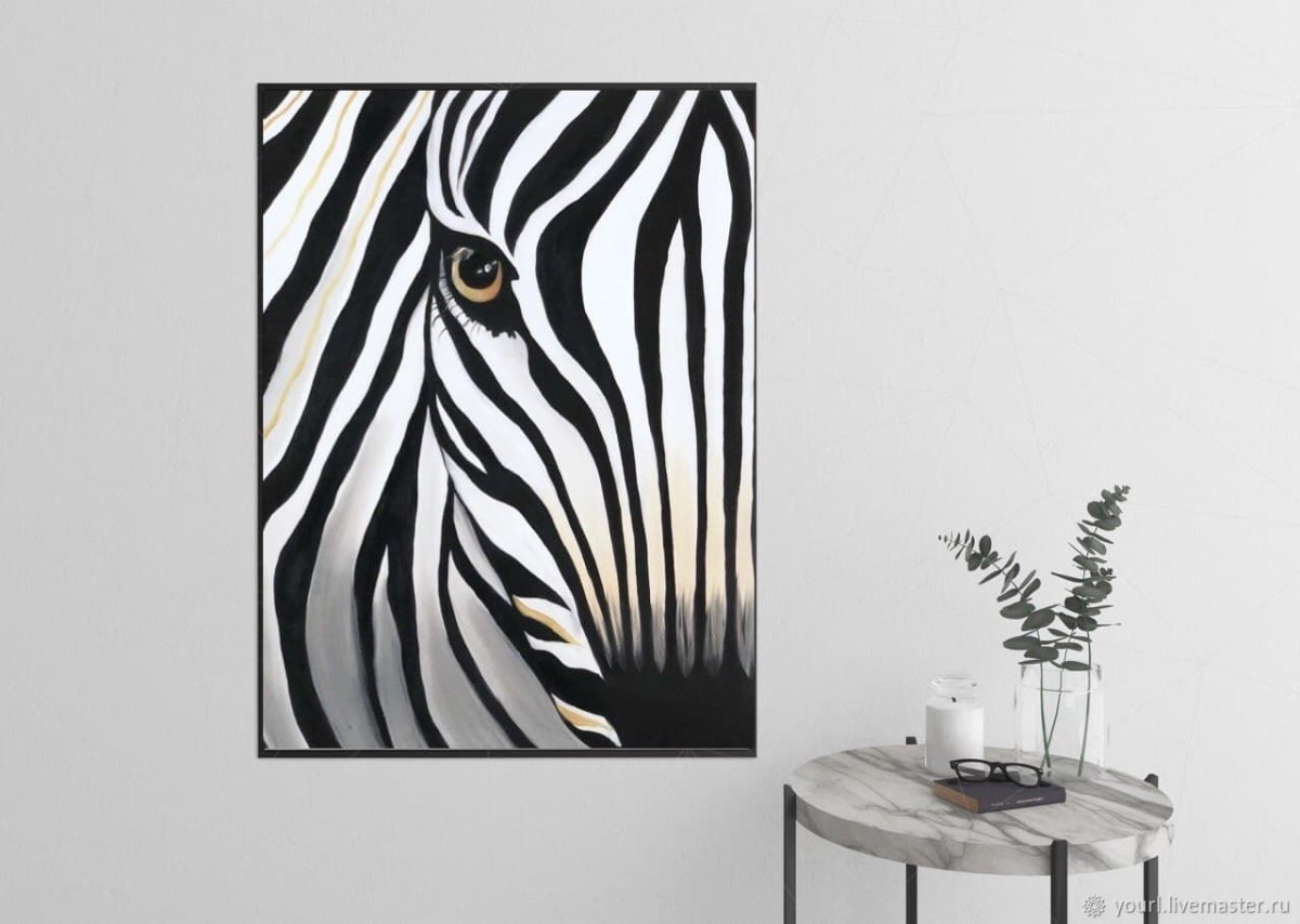 Панно Зебра на стену