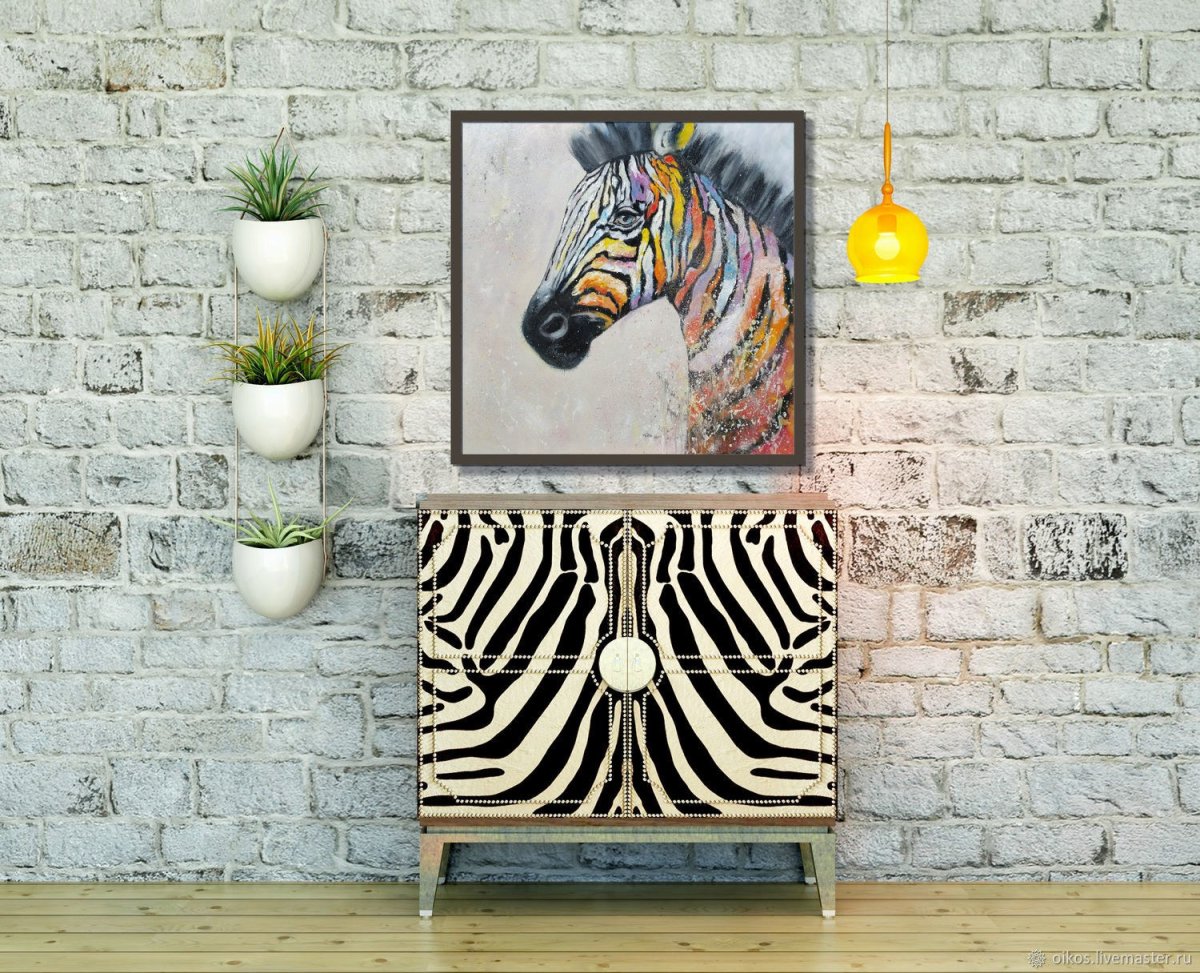 Интерьерная картина Зебра