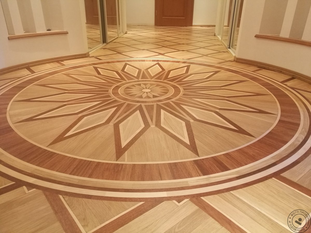 Художественная укладка паркета