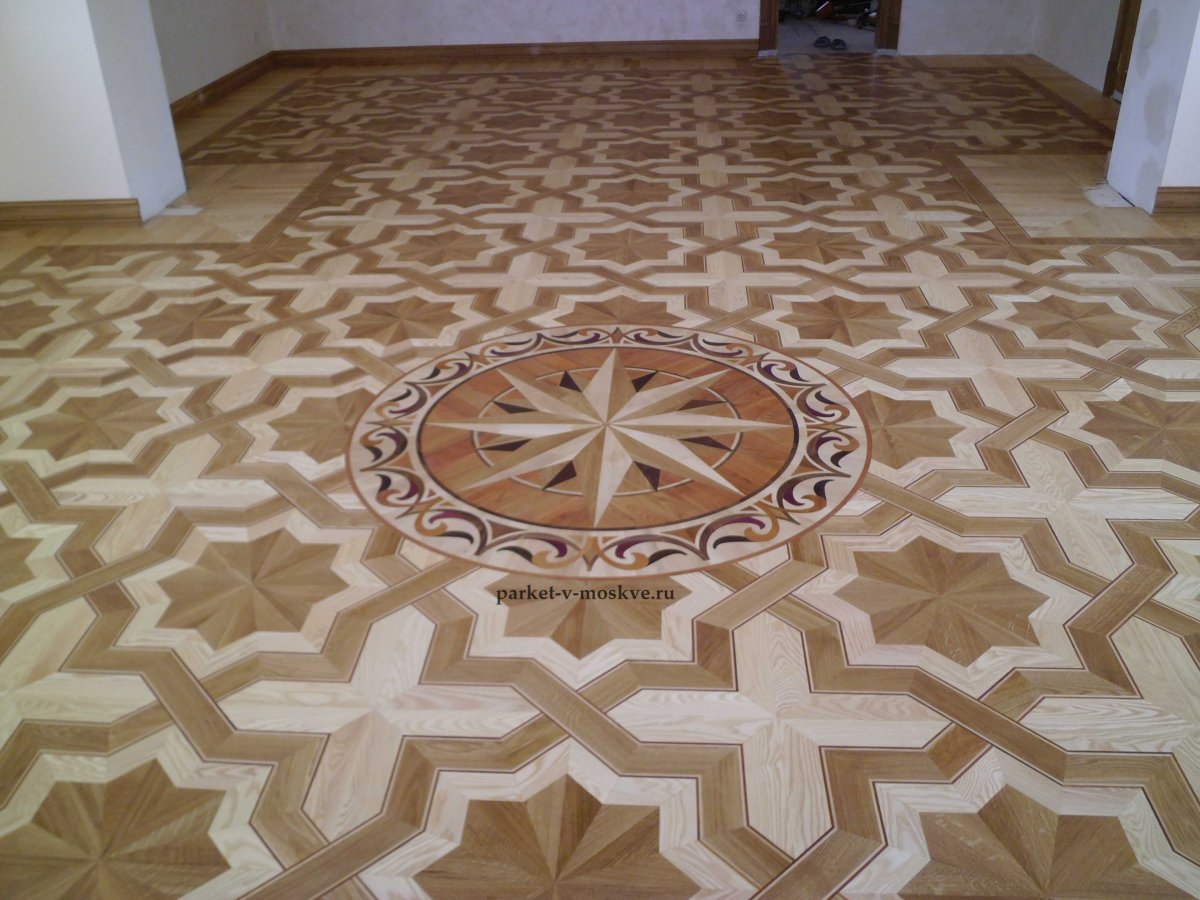 Дворцовый паркет в интерьере квартиры