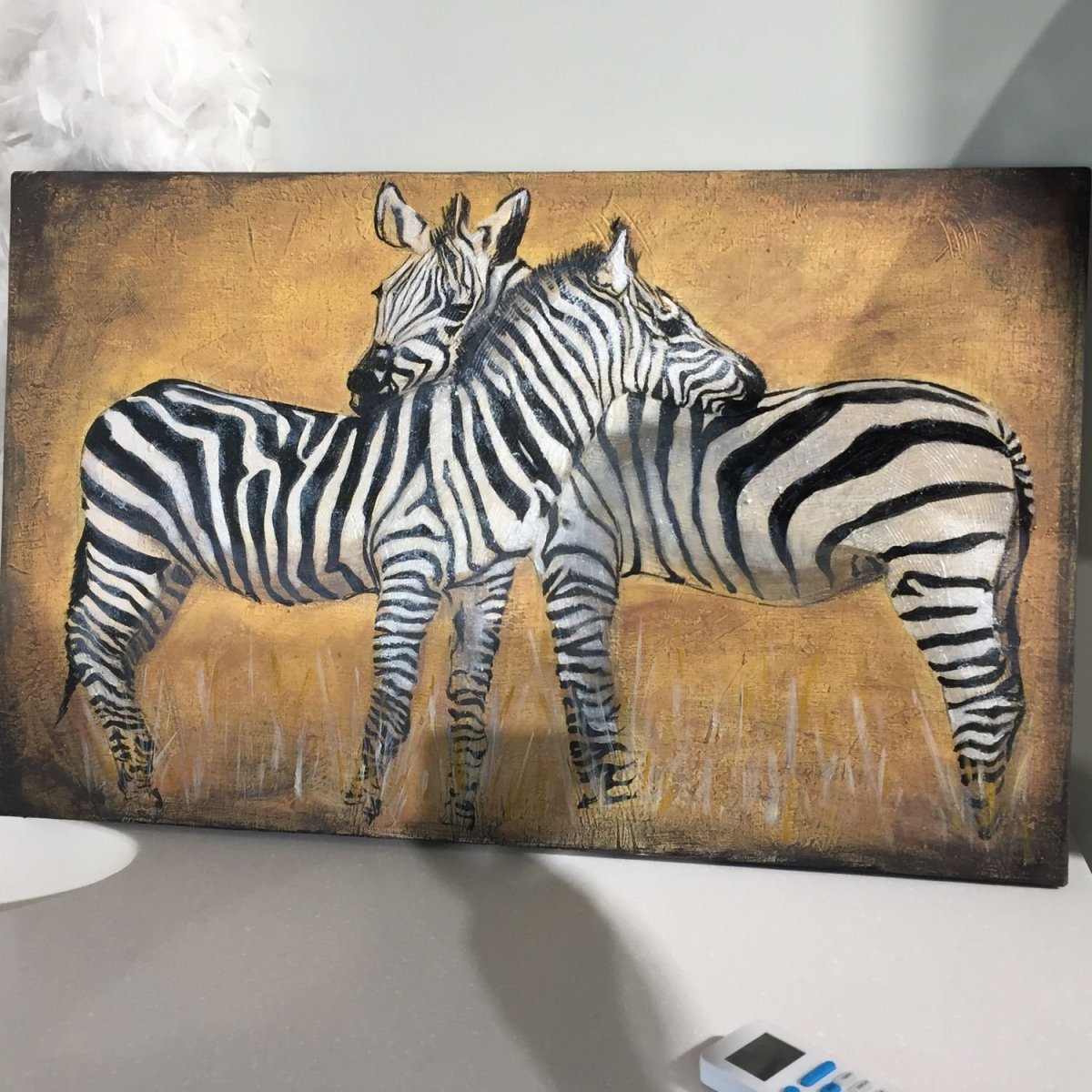 Картина Зебра в интерьере