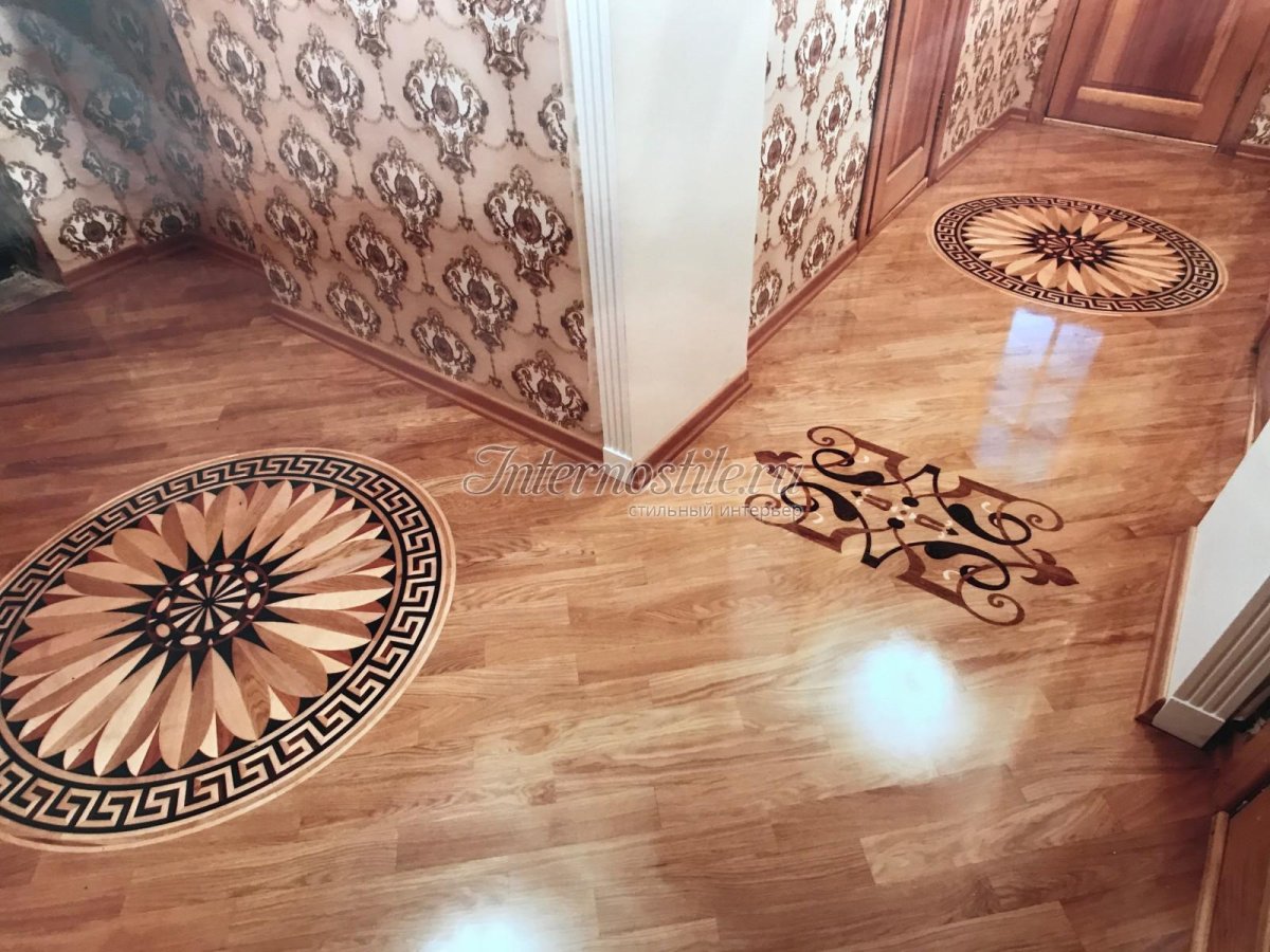 Ламинат для пола с узорами