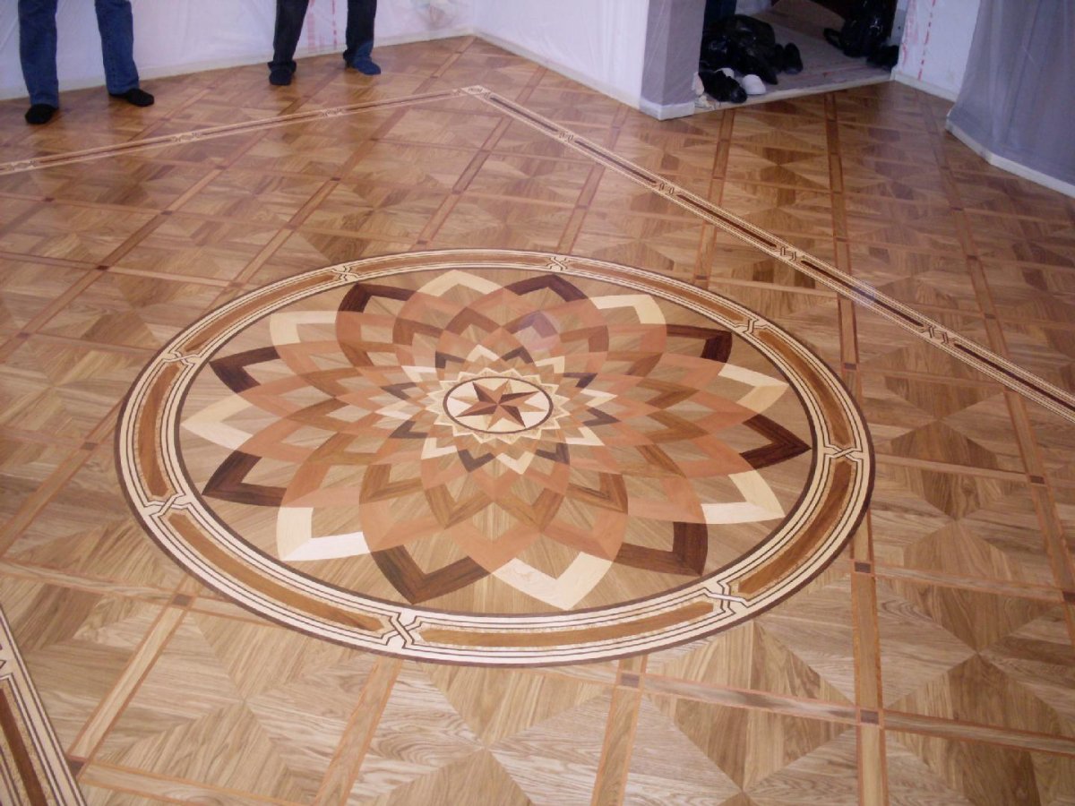 Художественная укладка паркета