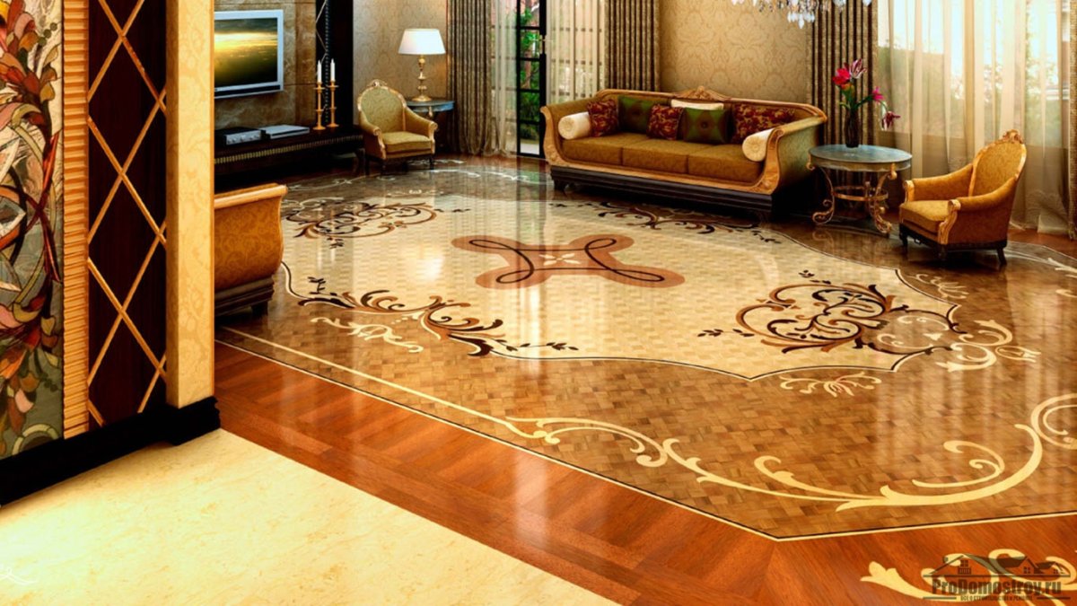 Красивые полы в доме