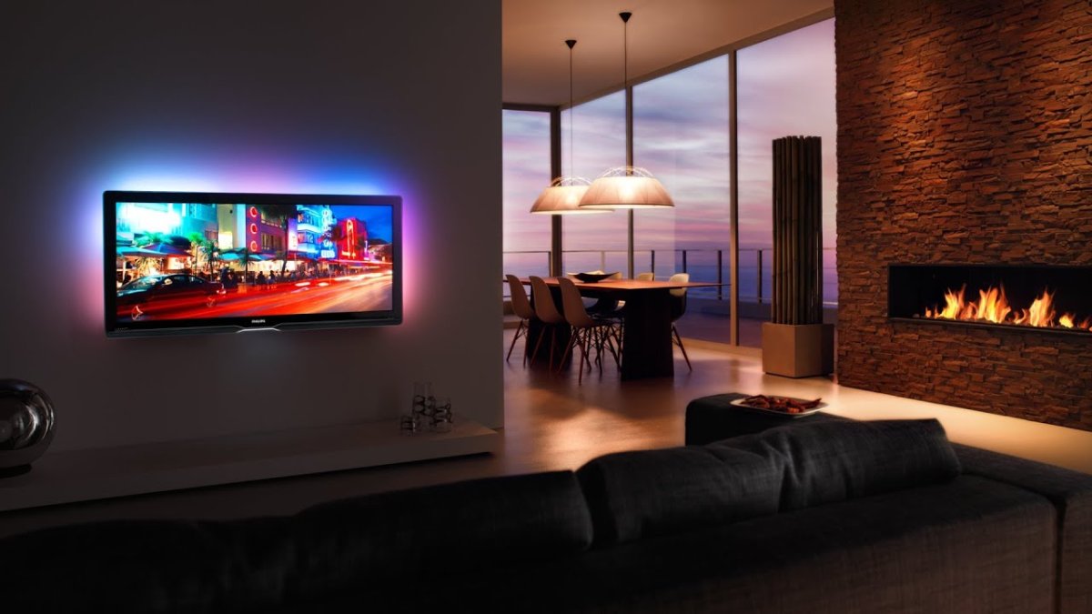 Плазменный телевизор в интерьере