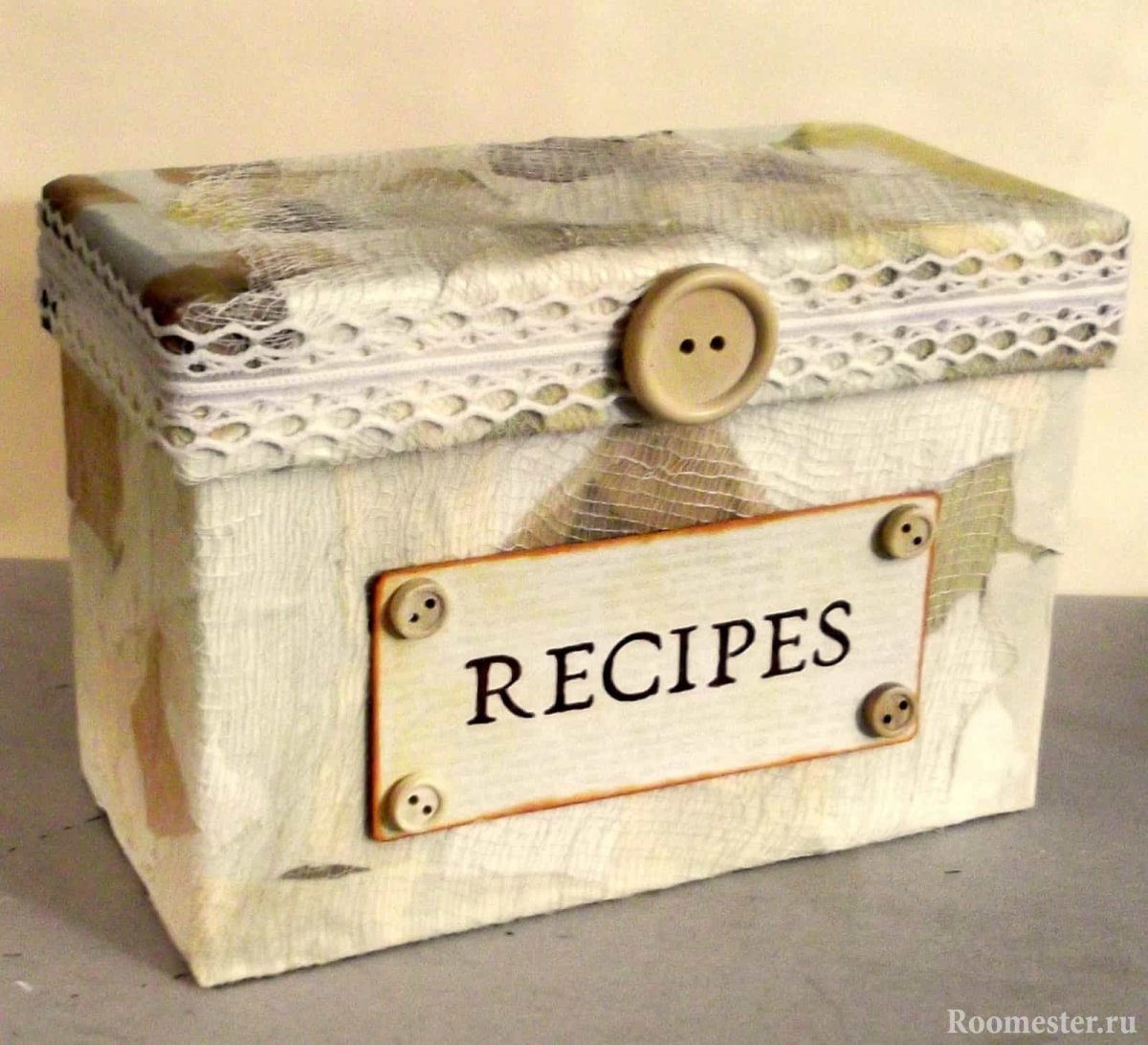 Варианты декора короба