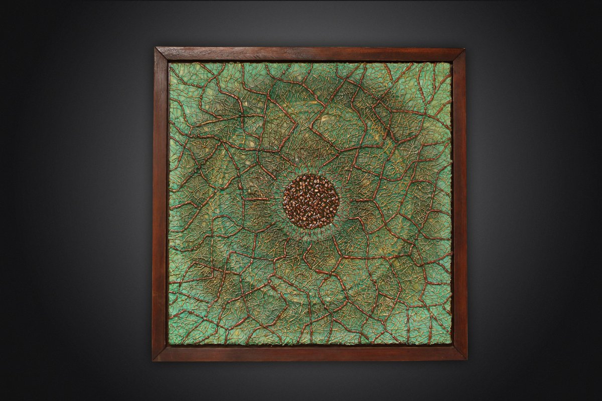 Настенное панно с мандалой