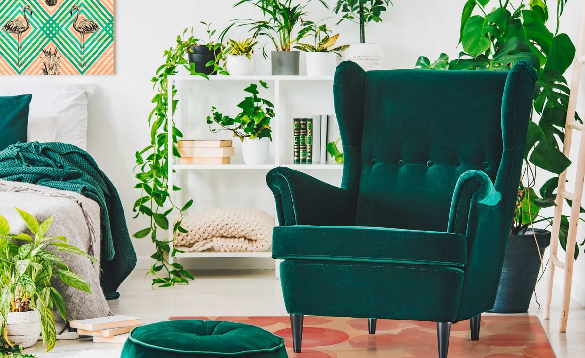 Икеа кресло СТРАНДМОН зеленый