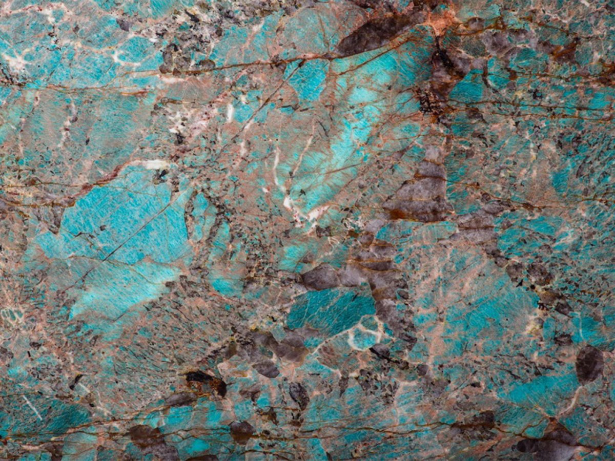 Маникюр бирюза с перламутром