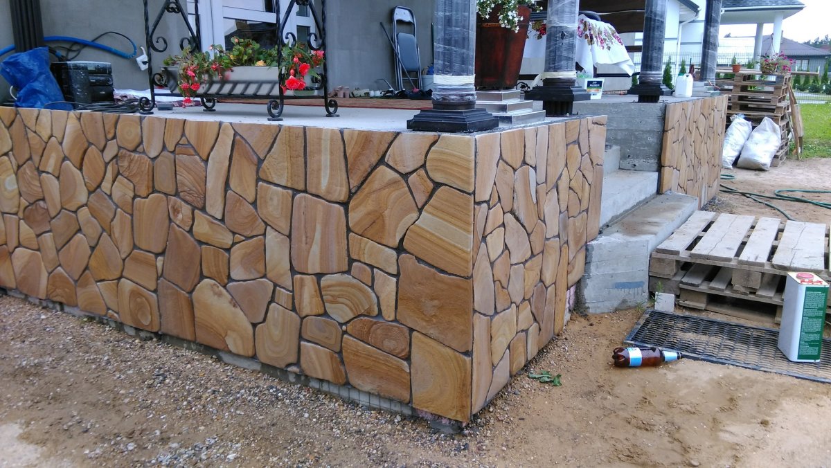 Песчаник галтованный