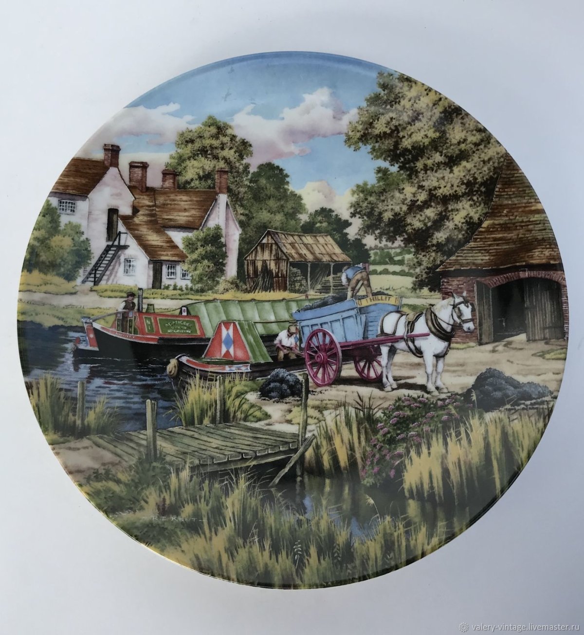 Настенные тарелки Лемонж пейзаж Франции