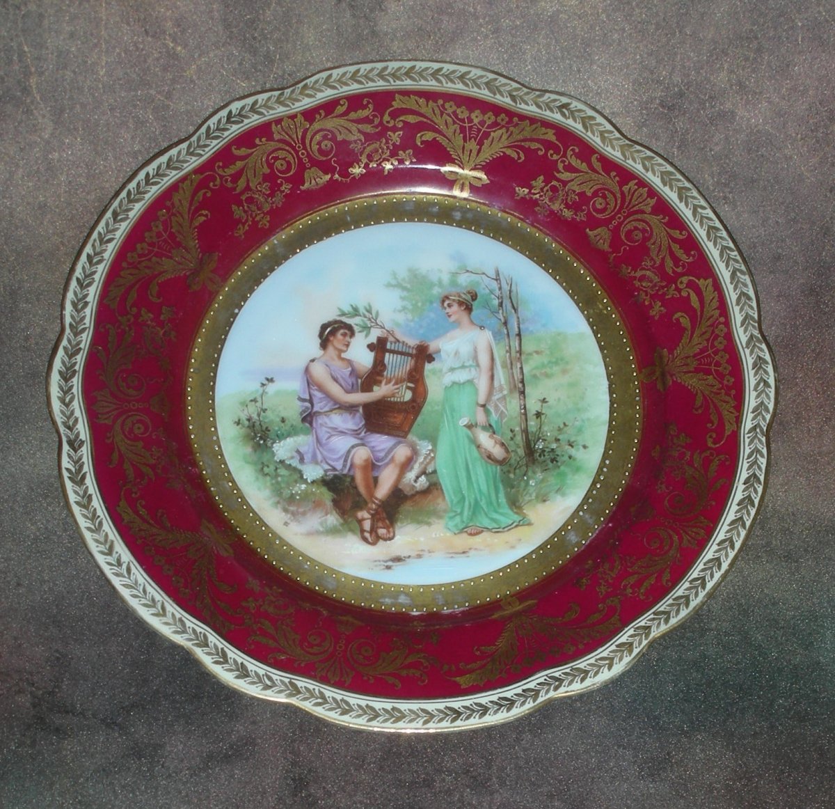 Fribourg тарелка фарфор