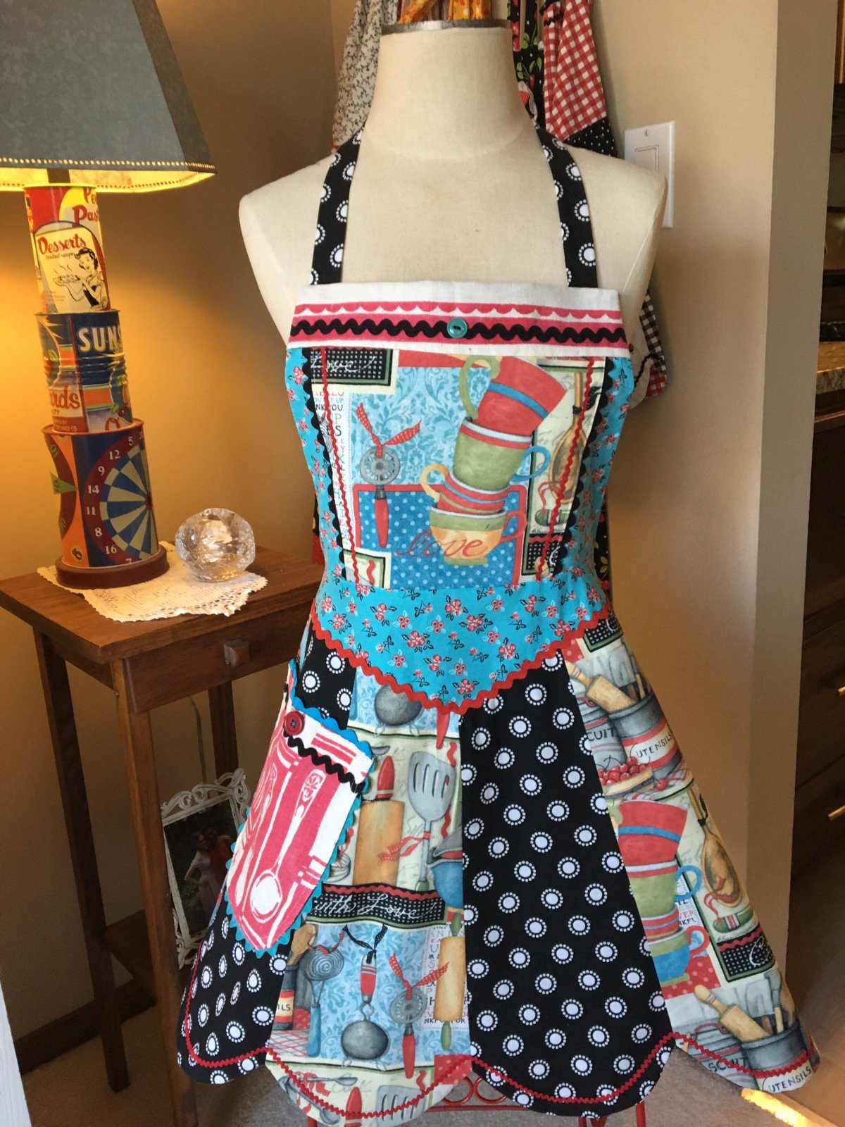 Лоскутный фартук