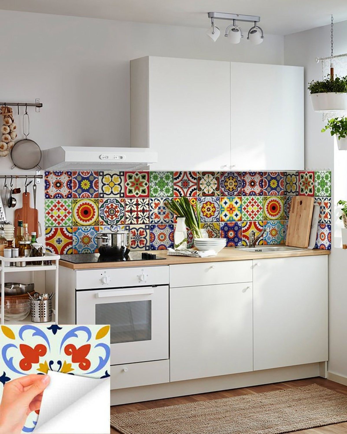 Метлахская плитка на фартук