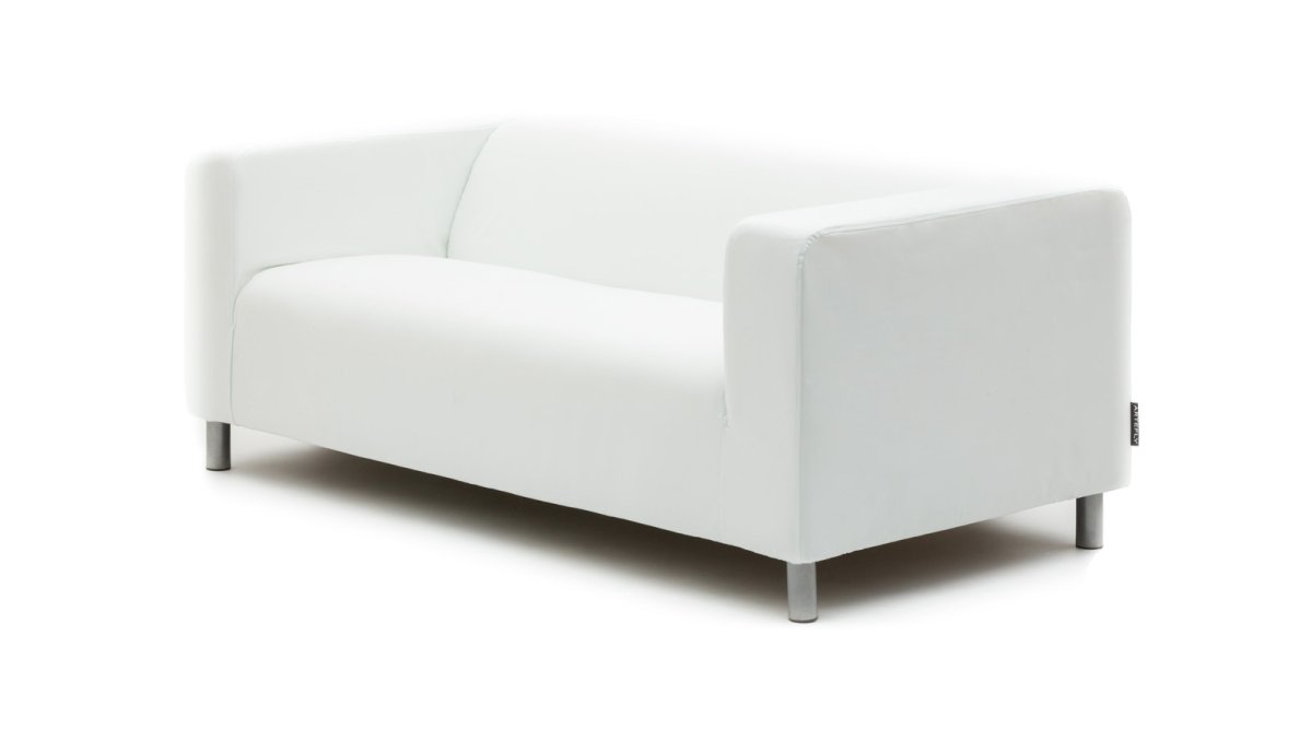 Недорогой белый диван