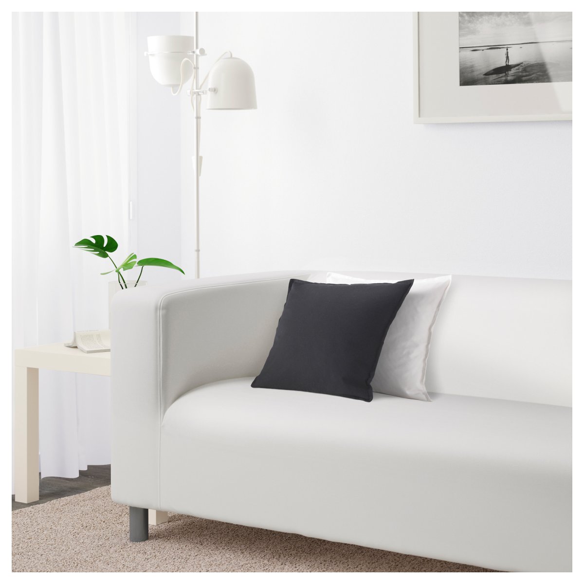 Кровать Ангстрем белая кожа