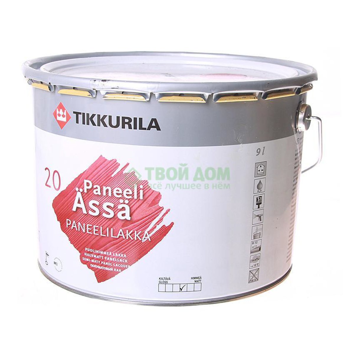 Лак Тиккурила панели Ясся