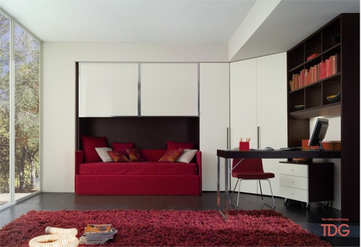 Рабочая зона в современном стиле