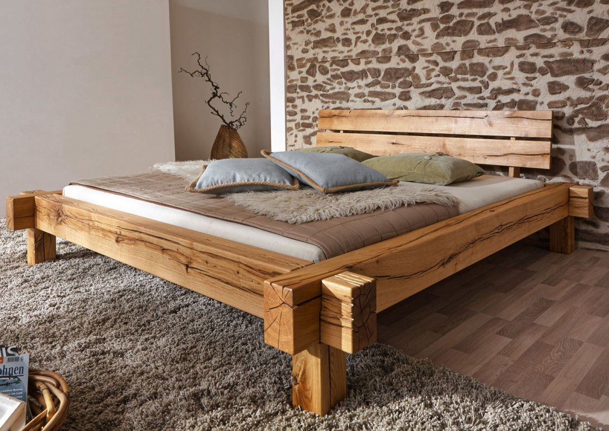 Креативные кровати из дерева