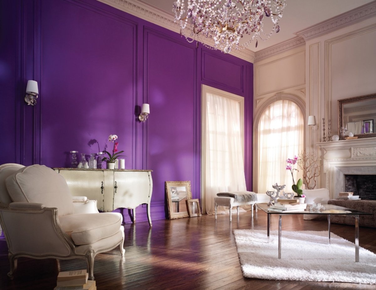 Цветотерапия в интерьере