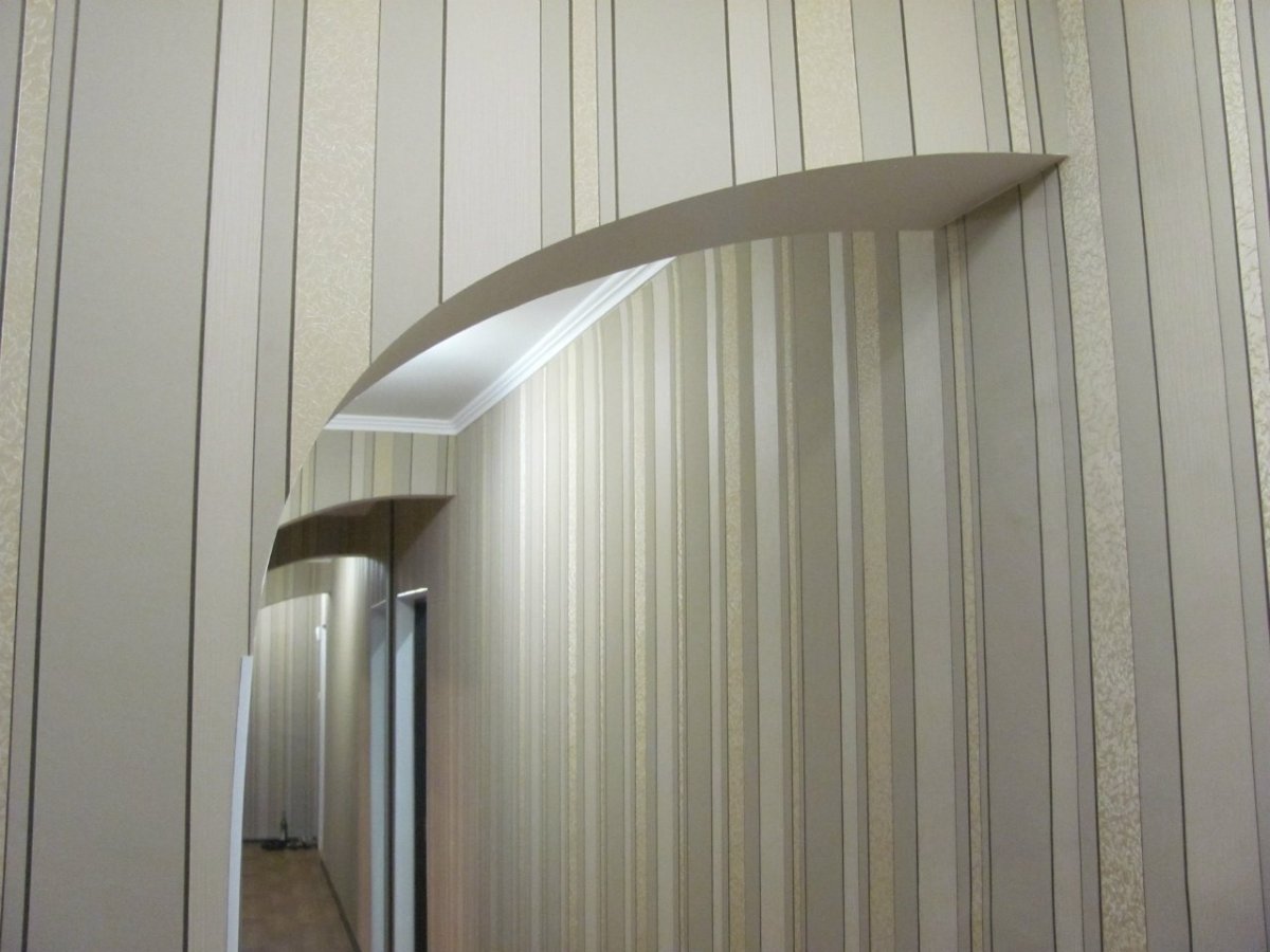 Отделка дверной арки