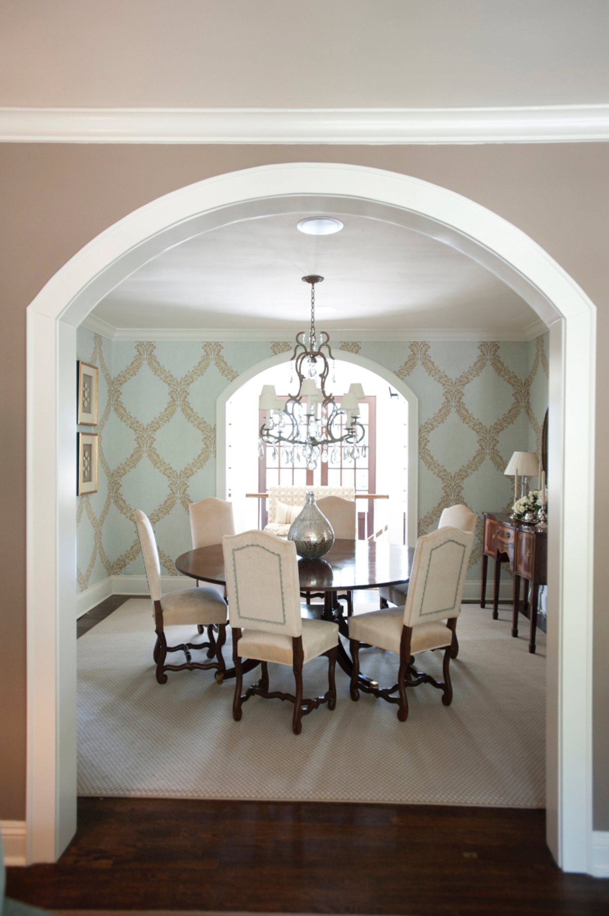 Арка межкомнатная отделка Европласт