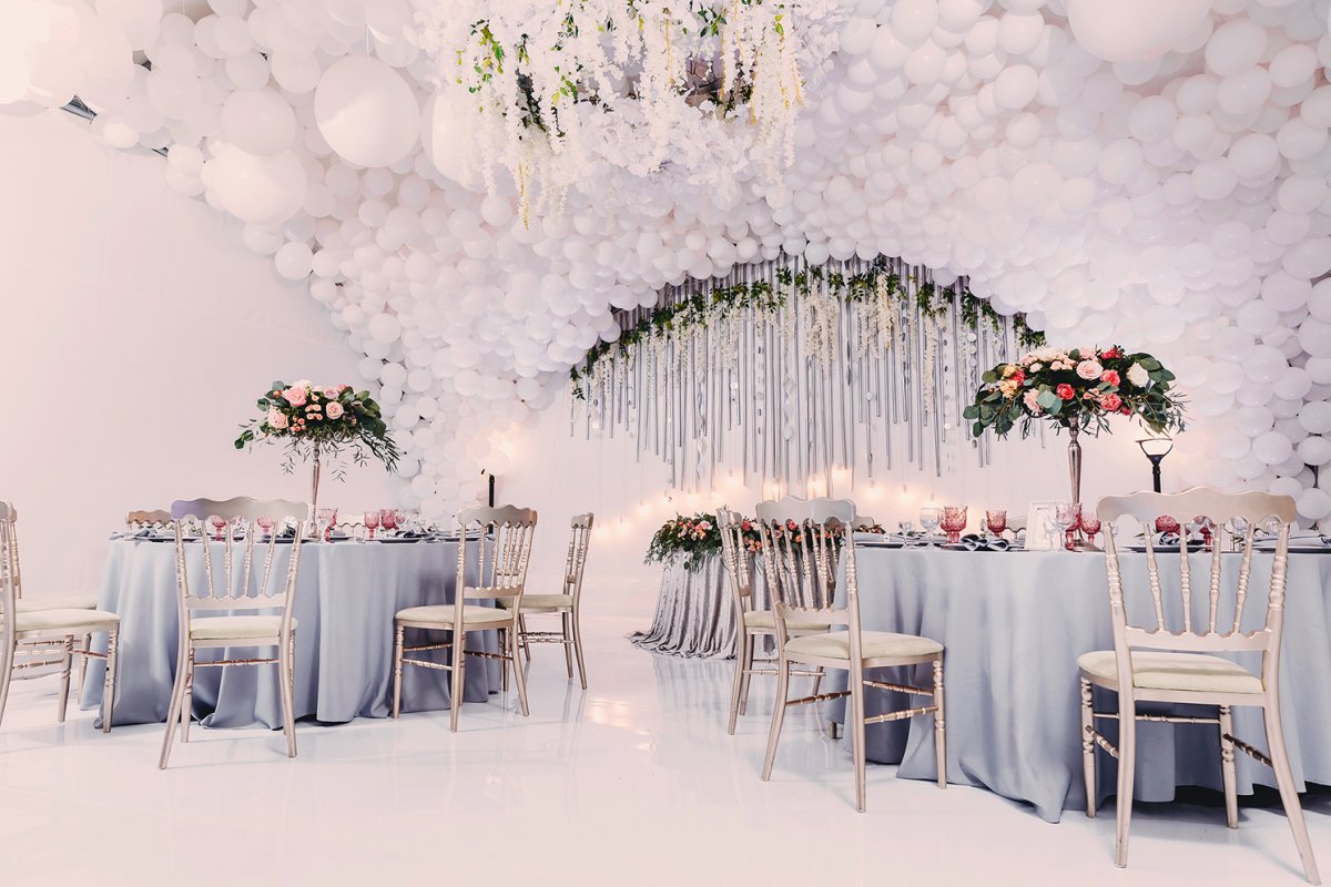 Европейский стиль украшения свадьбы