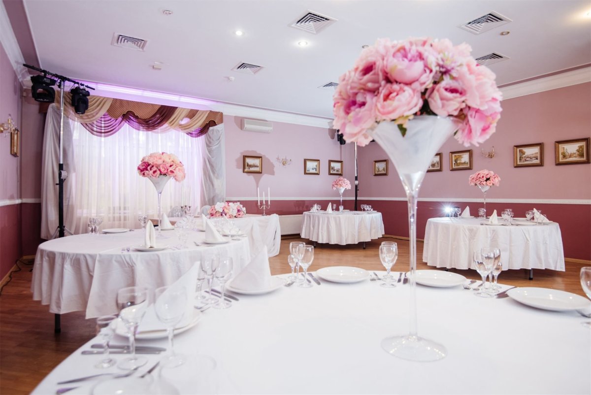 Украшение свадьбы цветами