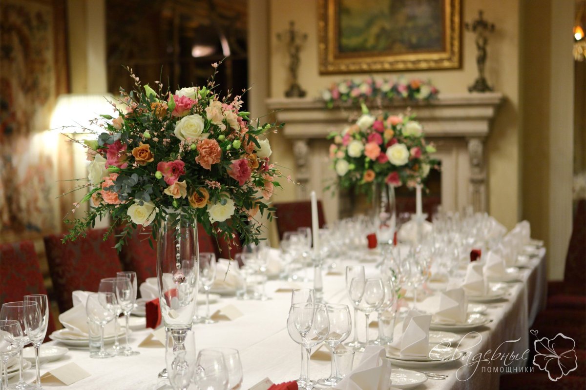 Свадьба в бело золотом стиле